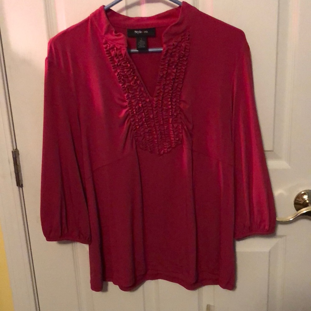 Pink blouse
